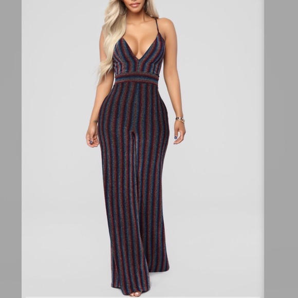 fashion nova sparkly jumpsuit